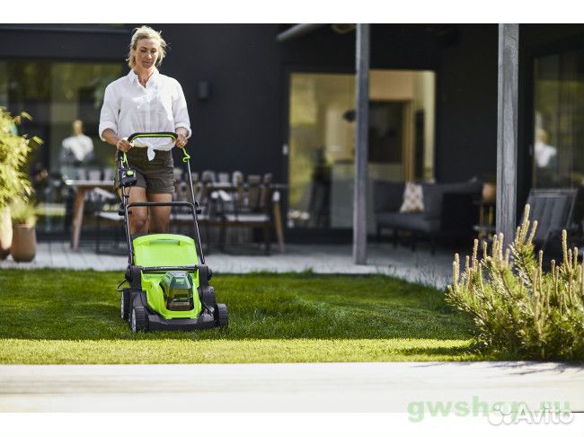 Газонокосилка greenworks G24X2LM41