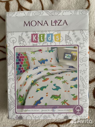 Постельный комплект в детскую кроватку