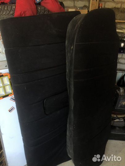 Задний диван ваз 2101-07 Темно-синий велюр