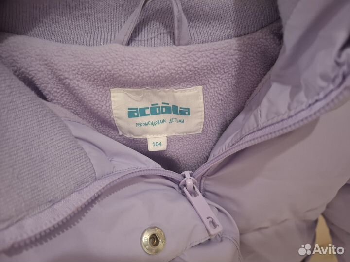 Пуховик для девочки 104