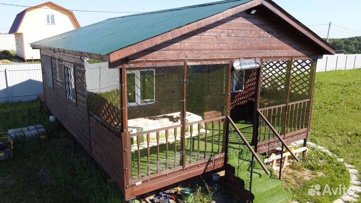 Мягкие окна безрамное остекление террас под ключ