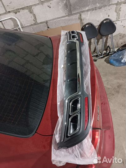 Диффузор на задний бампер Chevrolet