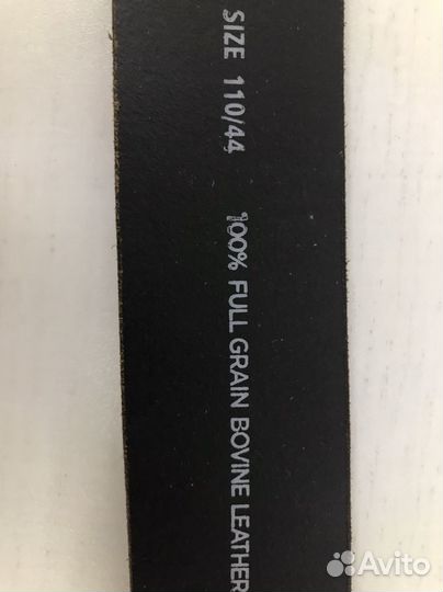 Ремень мужской кожаный Levi's черный