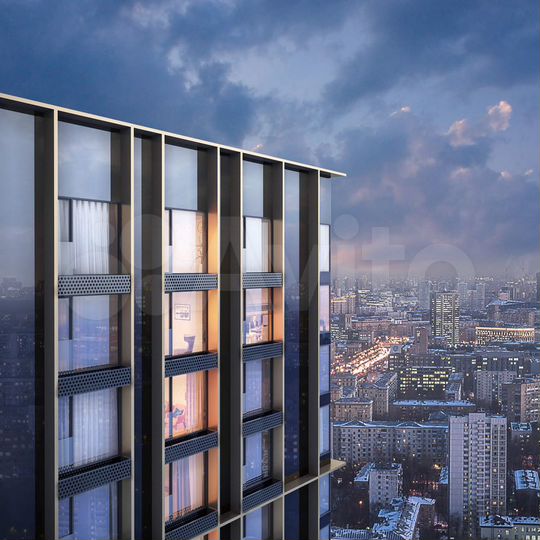 2-к. апартаменты, 53,7 м², 22/30 эт.