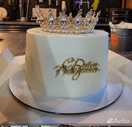 Корона диадема на торт аренда