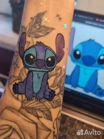 Аквагрим Блеск тату Анимация