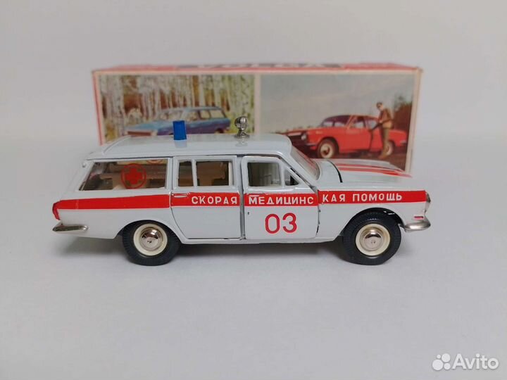 Газ 24-02 Волга скорая помощь СССР 1:43