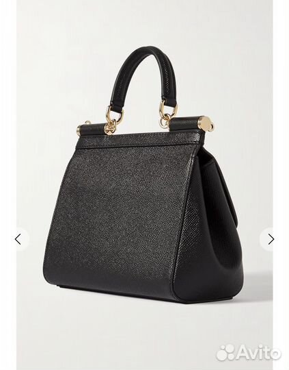 Sicily small textured-leather shoulder bag