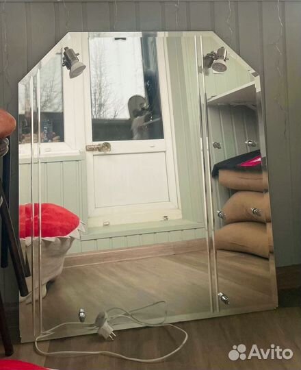 Зеркало с подсветкой бу