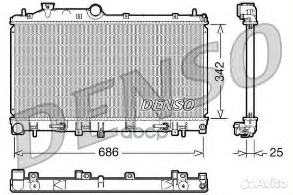 Радиатор системы охлаждения DRM36005 Denso