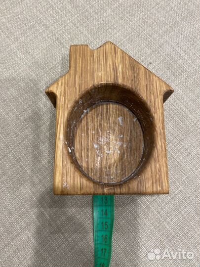 Форма от свечки домик