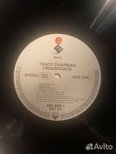 Пластинка tracy Chapman vinil