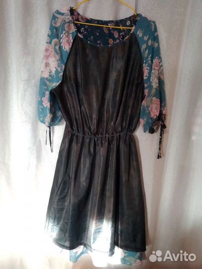 Платье шифон 52р