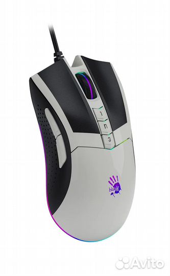 Игровая проводная мышь A4Tech Bloody W90 Max, белы
