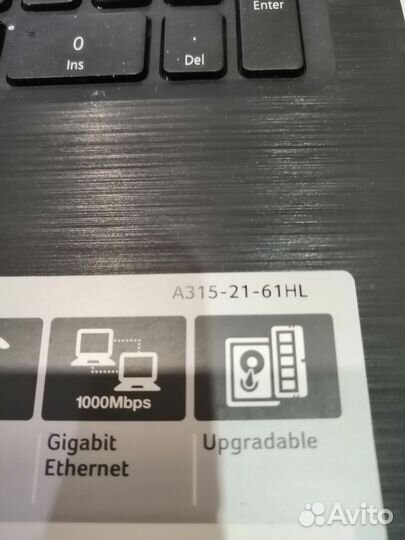 Ноутбук acer aspire 3 a315