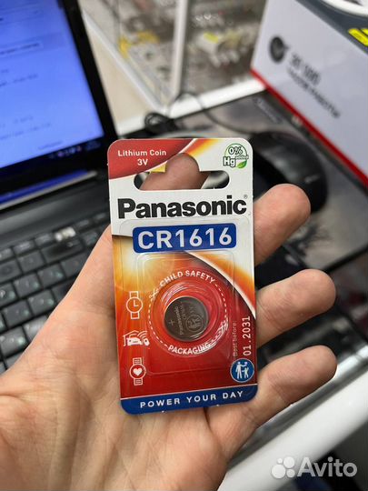 Батарейка Panasonic CR1616 (3В) BL-1