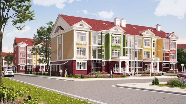 2-к. квартира, 57,8 м², 3/4 эт.