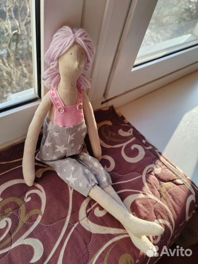 Текстильная кукла Тильда