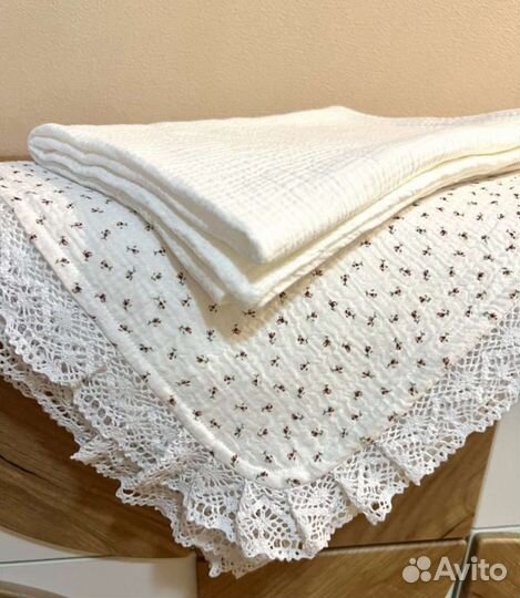 Муслиновый плед одеяло