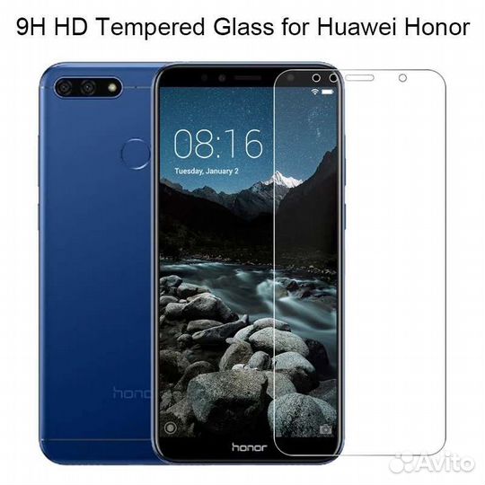 Защитное стекло Honor 7c