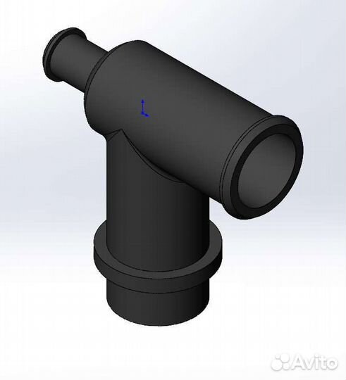 Тройник клапанной крышки Audi 100/80