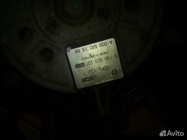 Вентилятор радиатора мерседес