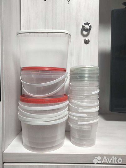 Ведерки пластиковые для ягод 19шт