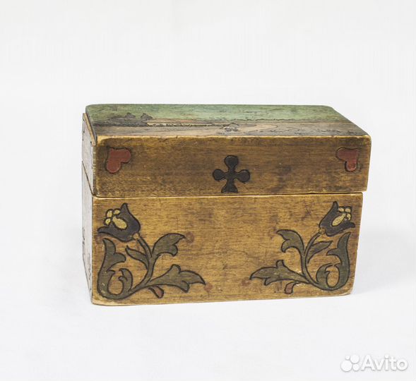 Коробочка для двух колод карт, Россия 1921-1926 гг