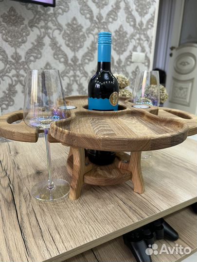 Винный столик менажница
