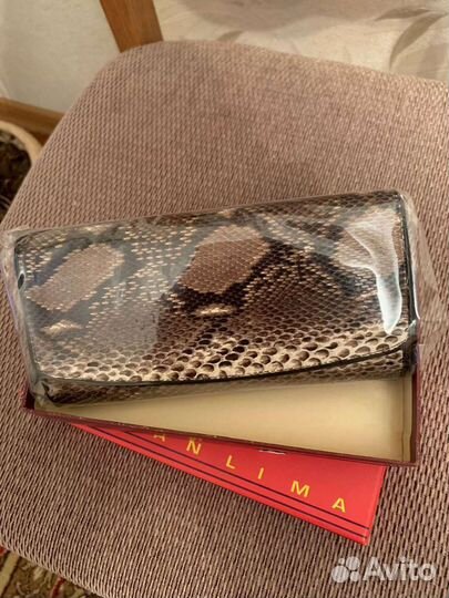 Кошелек женский натуральная кожа змеи