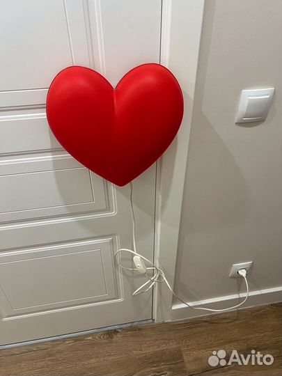 Ночник IKEA сердце