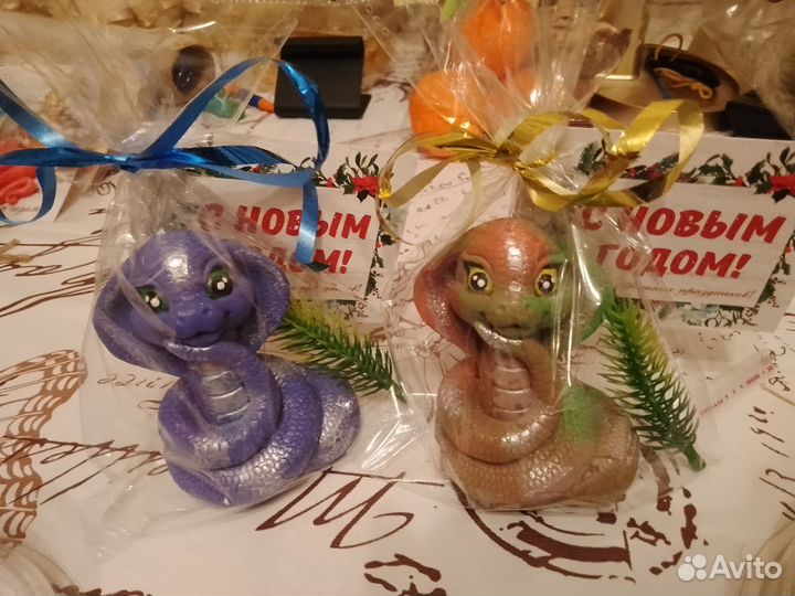 Мыло ручной работы змея символ 2025 года