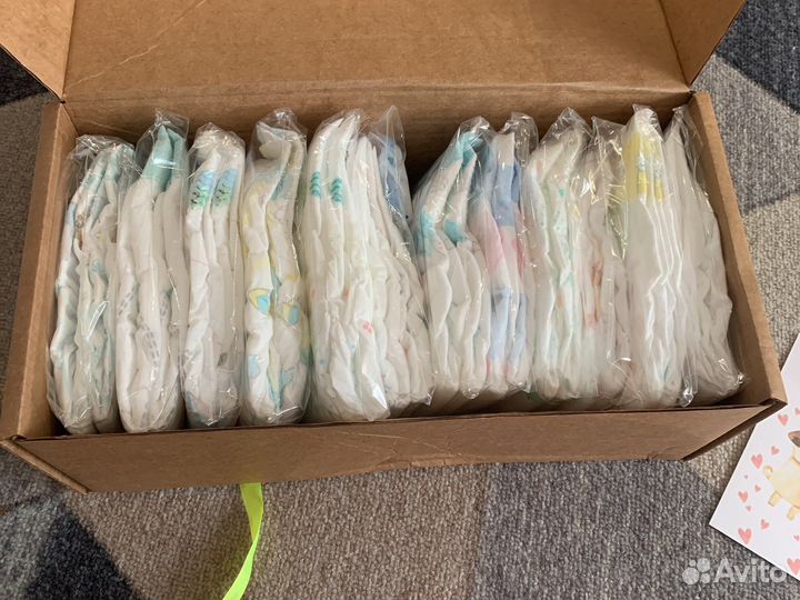 Подарок новорожденному, микс подгузников