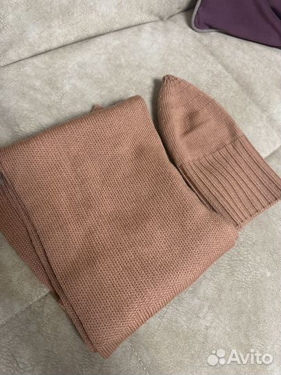 Женский шарф с шапкой