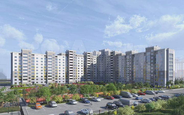 1-к. квартира, 40,1 м², 8/12 эт.