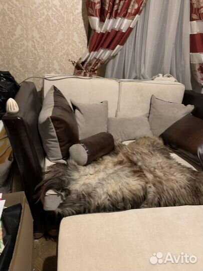 Диван с пуфиком (комплект)