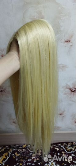 Волосы для наращивания 60 см блонд