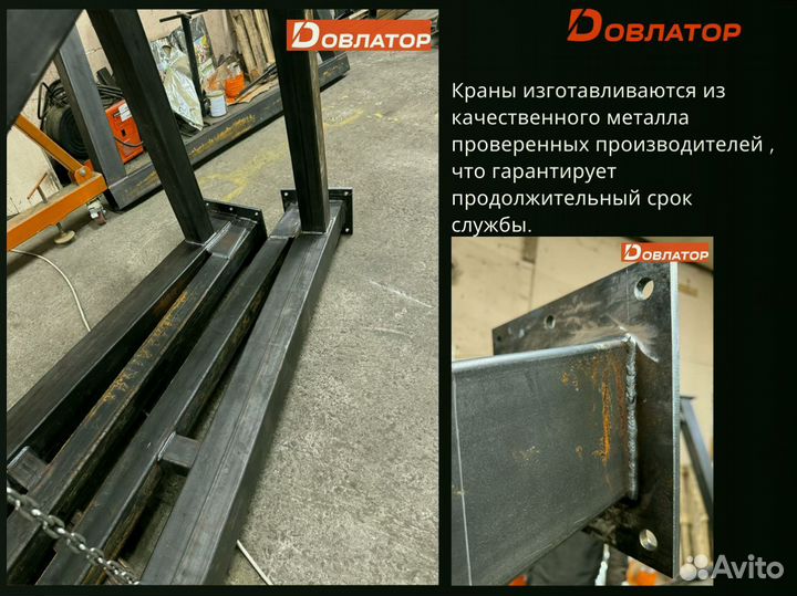 Кран козловой мпу г/п 2т