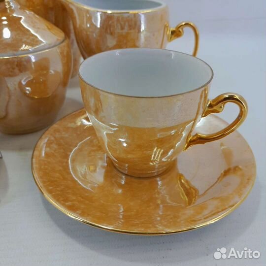 Сервиз кофейный на 6 персон, 15 предметов