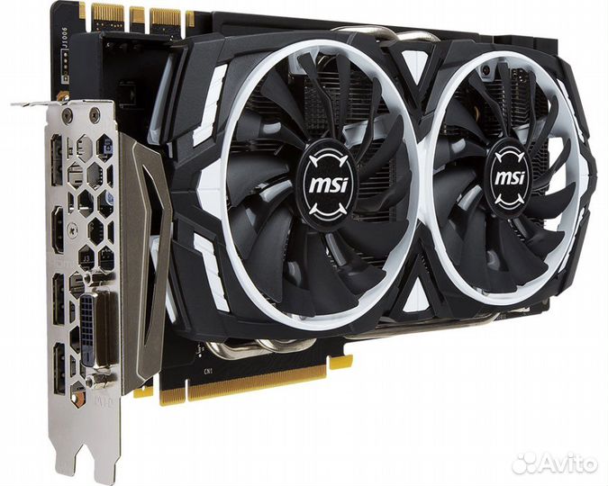 Видеокарта MSI GeForce GTX 1070 armor OC