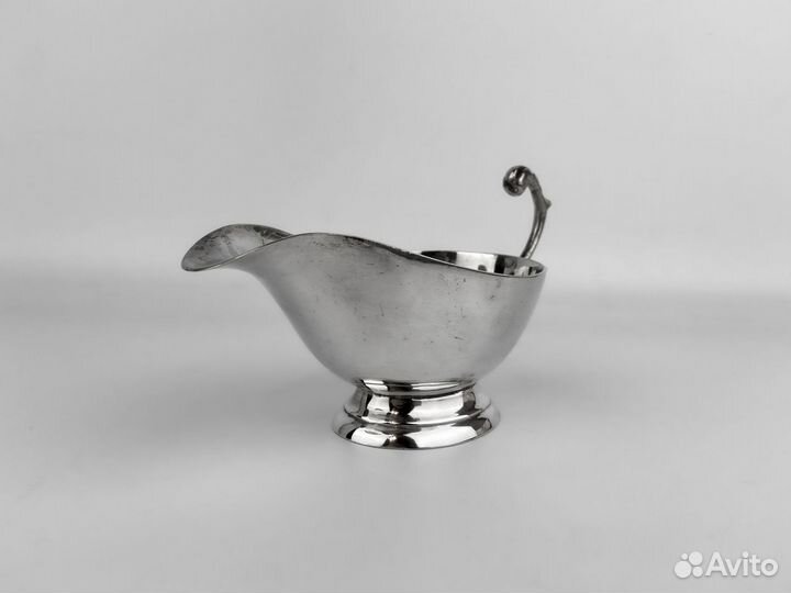 Соусник Flow. Англия, серебрение, 1890-1920 гг