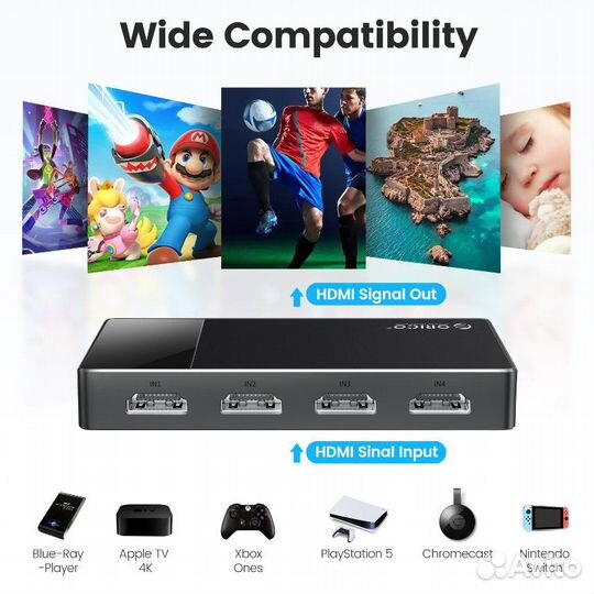 Hdmi адаптер (switch, свич, переключатель) Orico