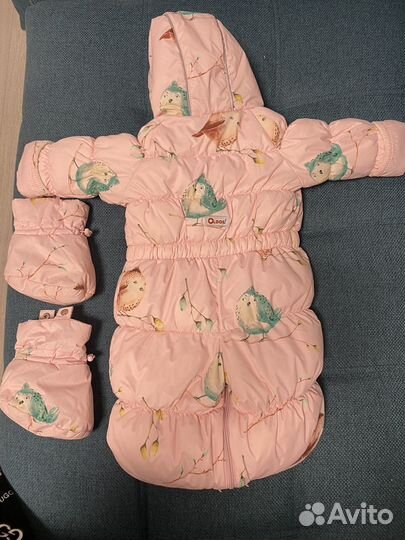 Комбинезон зимний 74 для девочки