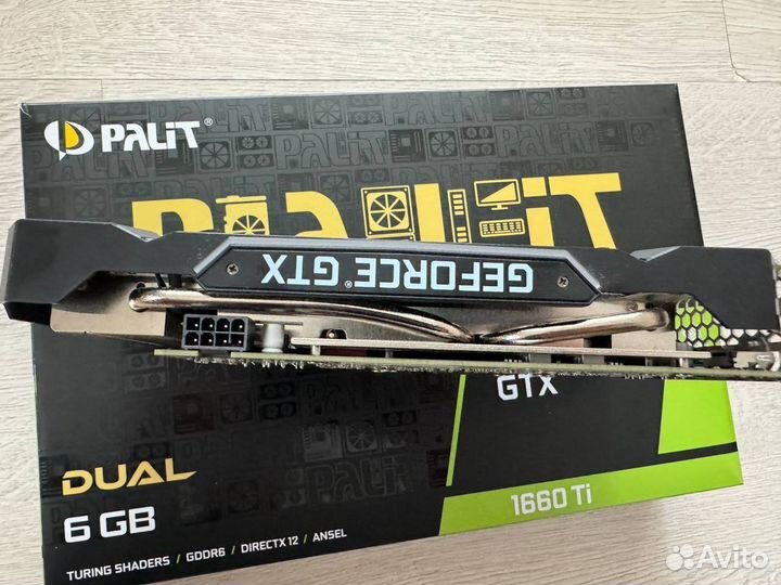 Видеокарта Palit gtx 1660 ti 6gb