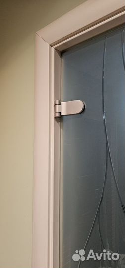 Стеклянная дверь в санузел, сауну