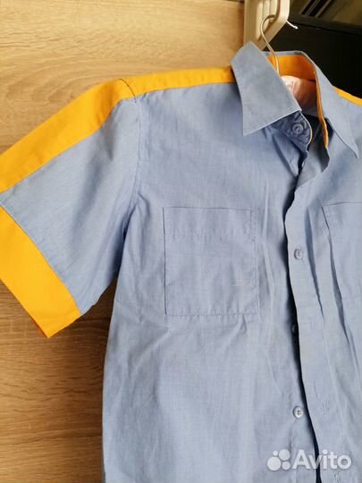 Рубашка с коротким рукавом на мальчика