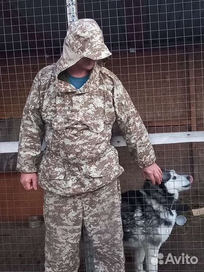 Костюм противомоскитный-маскхалат из комплекта ссо