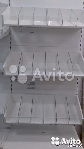 Полки для конфет и сухофруктов на стеллажи