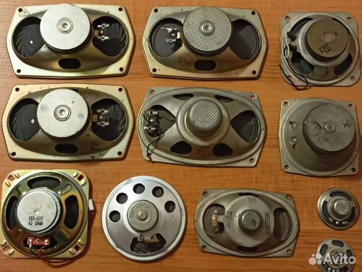 Динамики для радиоаппаратуры СССР