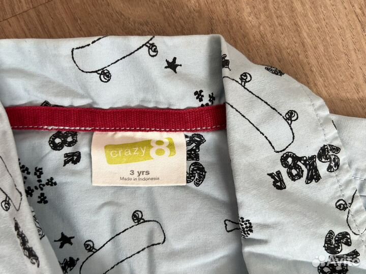 Костюм шорты и рубашка